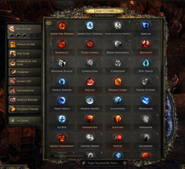 poe2 0.3.0 support gem